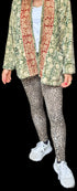 Paisly Garden Velvet Kimono